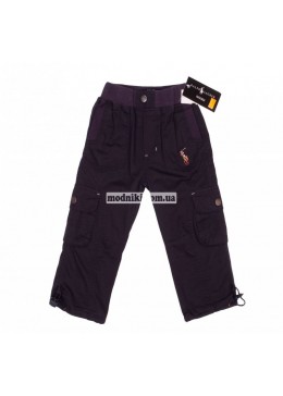 Polo черные котоновые брюки для мальчика А05007