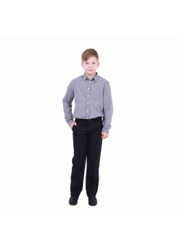 Timbo серая рубашка в клетку для мальчика Gaston R025780
