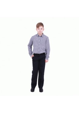 Timbo серая рубашка в клетку для мальчика Gaston R025780