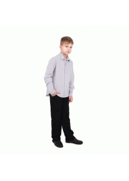 Timbo серая рубашка в полоску для мальчика Oliver R025803