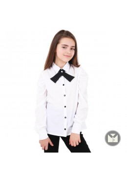 Timbo школьная белая блуза для девочки Katrin B048130